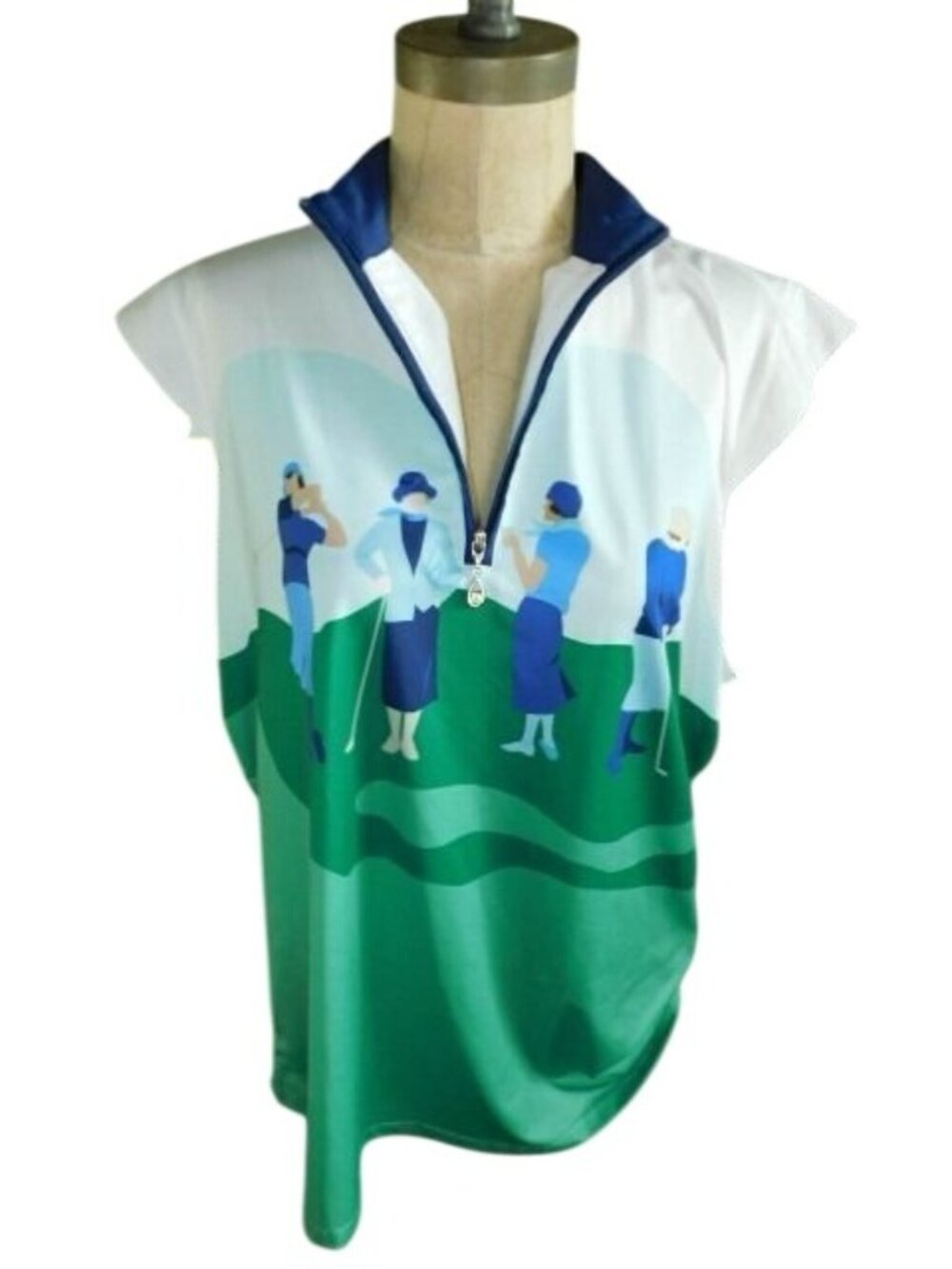 San Soleil Size XXL 2X UPF 50 Ladies Golf Shirt Top